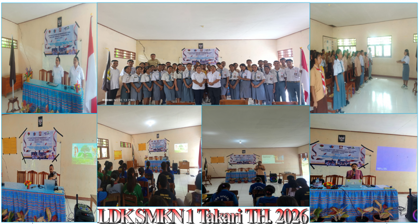 LATIHAN DASAR KEPEMIMPINAN (LDK) OSIS SMKN 1 TAKARI  MASA BAHKTI 2026