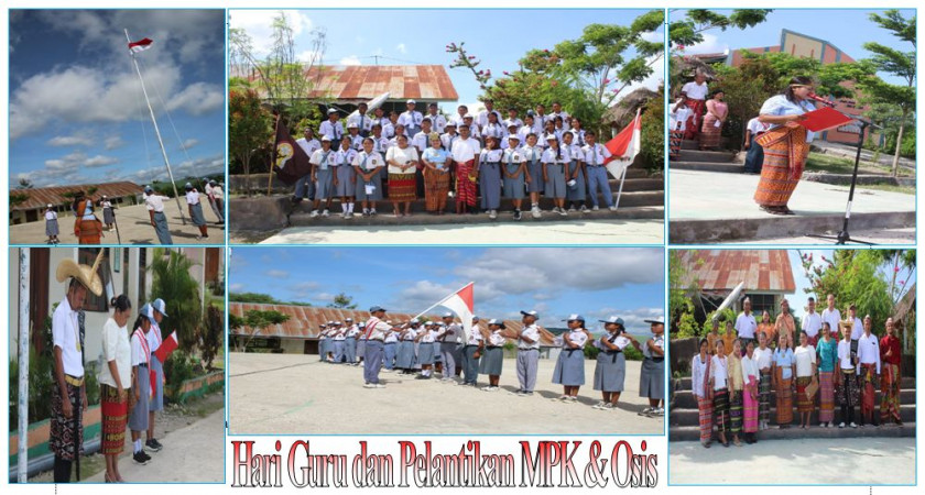 SMKN 1 TAKARI GELAR UPACARA BERNDERA MEMPERINGATI HARI GURU SEKALIGUS PELANTIKAN MPK & OSIS MASA BAKTI 2025/2026