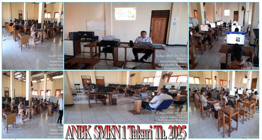 SUKSESKAN ANBK DI SMKN 1 TAKARI TAHUN  2025