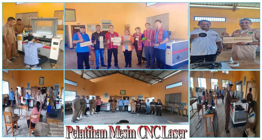 SUKSESKAN  PELATIHAN MESIN CNC LASER UNTUK GURU PRODUKTIF DI SMKN 1 TAKARI TAHUN 2025