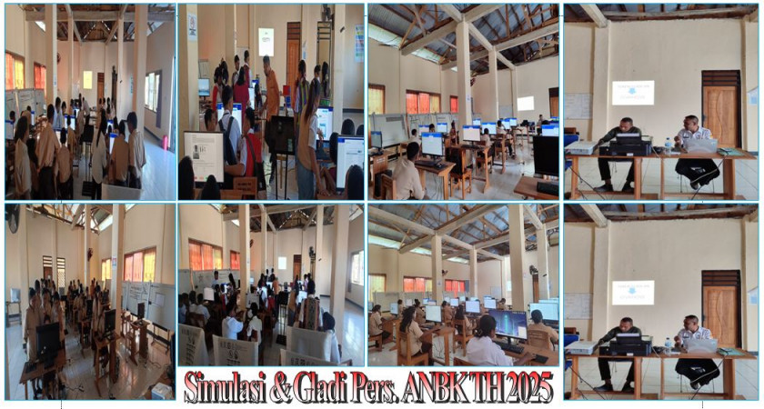 PERSIAPKAN 45 PESERTA DIDIK UNTUK SUKSESKAN ANBK DI SMKN 1 TAKARI  TAHUN  2025