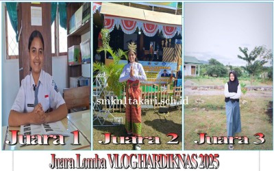 RAIH JUARA LOMBA VLOG HARDIKNAS TINGKAT KABUPATEN