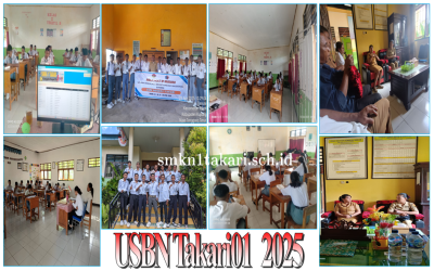 PELAKSANAAN UJIAN SEKOLAH di SMKN 1 TAKARI Tahun 2025