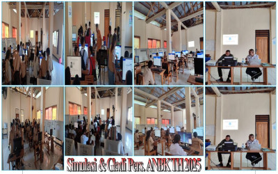 PERSIAPKAN 45 PESERTA DIDIK UNTUK SUKSESKAN ANBK DI SMKN 1 TAKARI  TAHUN  2025